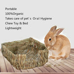 Natural Grass Bed Nest for Rabbits