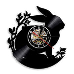 Rabbit Silhouette Wall Clock