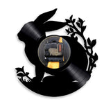 Rabbit Silhouette Wall Clock