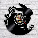 Rabbit Silhouette Wall Clock