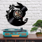 Rabbit Silhouette Wall Clock