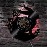 Rabbit Silhouette Wall Clock