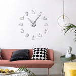 Rabbit  3D wall clock