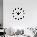 Rabbit  3D wall clock
