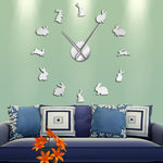 Rabbit  3D wall clock
