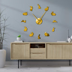Rabbit  3D wall clock