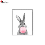 Bubble Gum Rabbit - Modern Wall Art