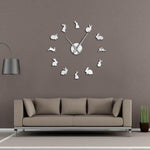Rabbit  3D wall clock