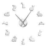 Rabbit  3D wall clock